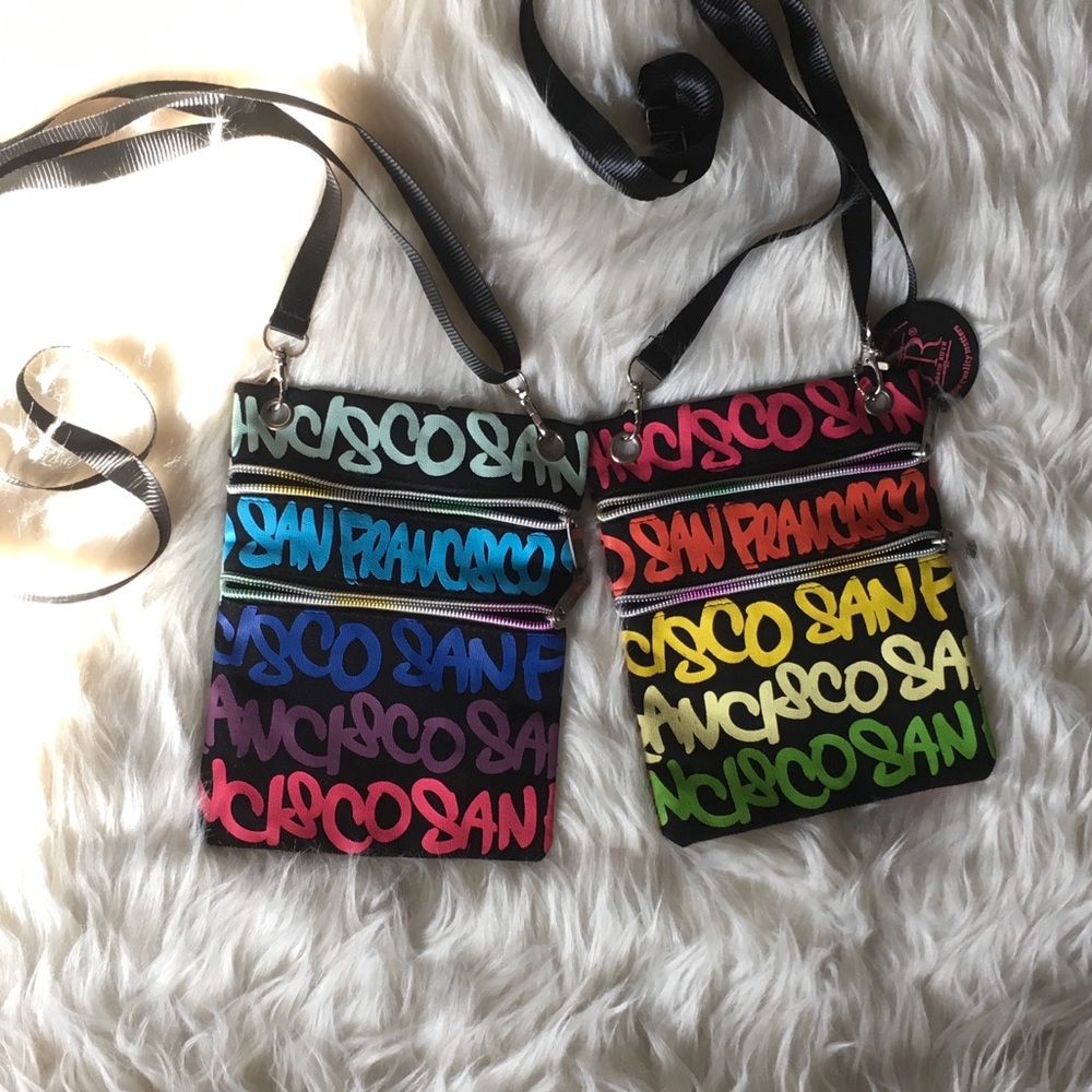 San Francisco Graffiti Cross Body Bags